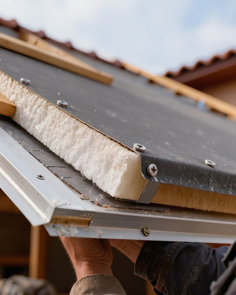 Sandviç Panel Çatı uygulama detayı