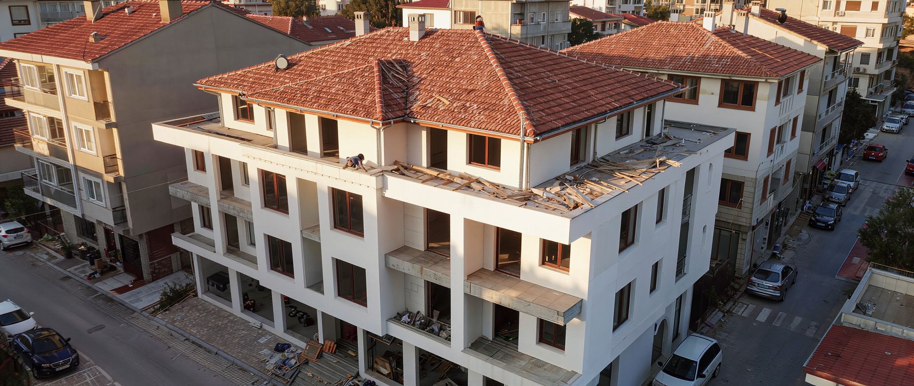 Teras Çatı Dönüşümü bitmiş çatı